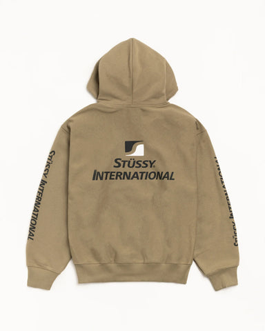 Stussy - International Zip Hoodie Army
