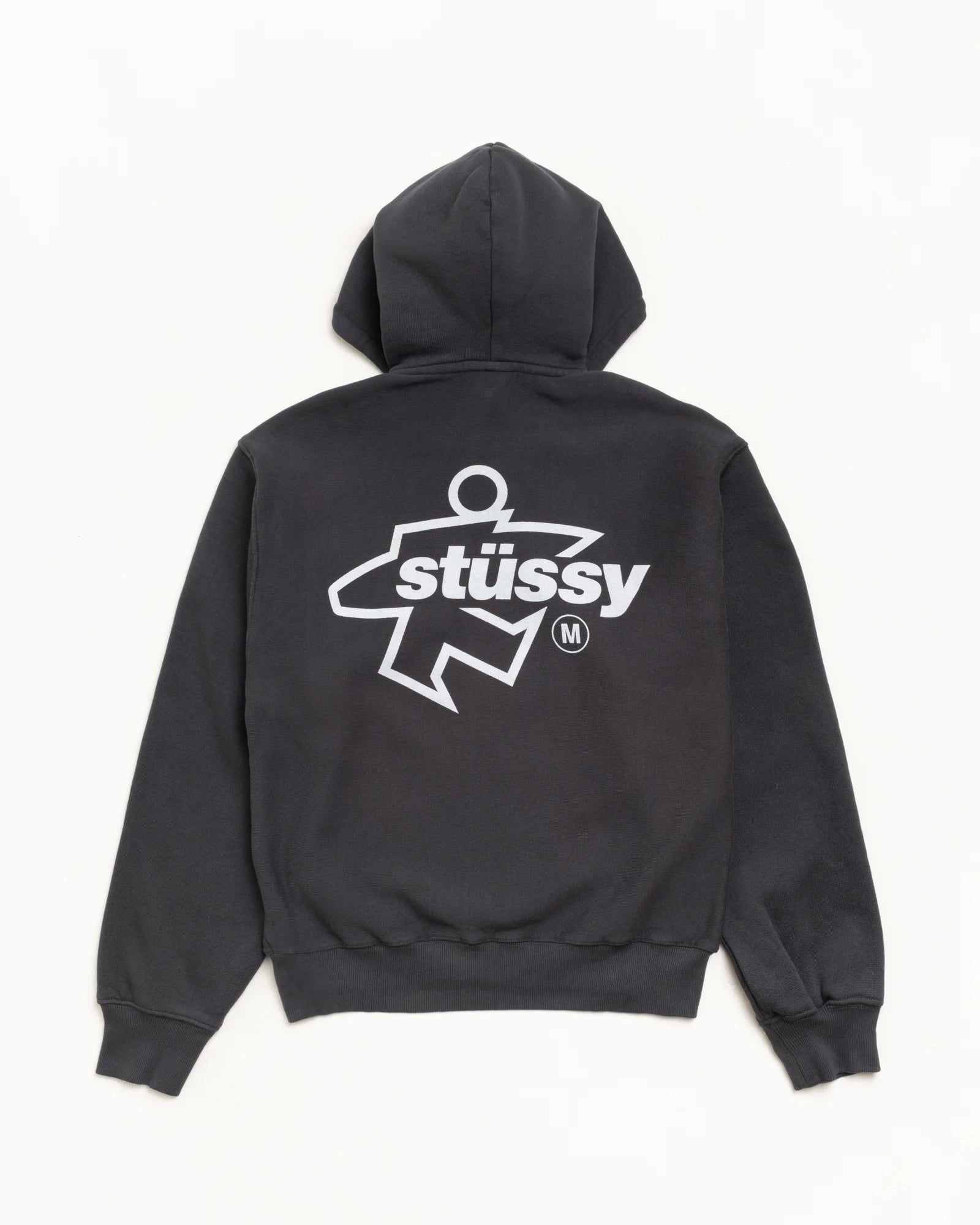 Stussy - Surf Size Zip Hoodie Faded Black