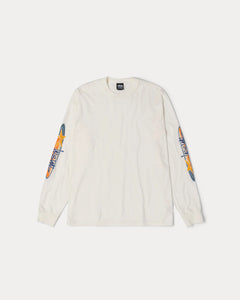 Stussy - Two Star Long Sleeve T-Shirt White