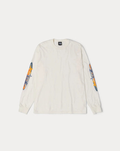 Stussy - Two Star Long Sleeve T-Shirt White