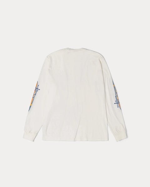 Stussy - Two Star Long Sleeve T-Shirt White