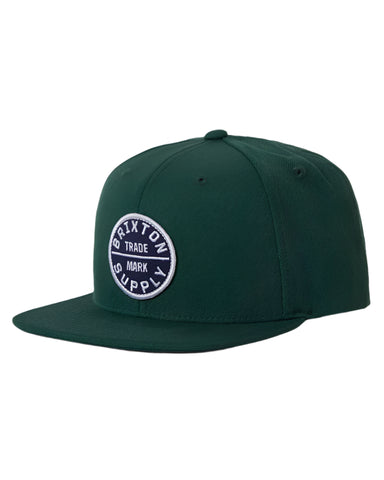 Brixton - Oath lll Snapback ~ Pine Needle
