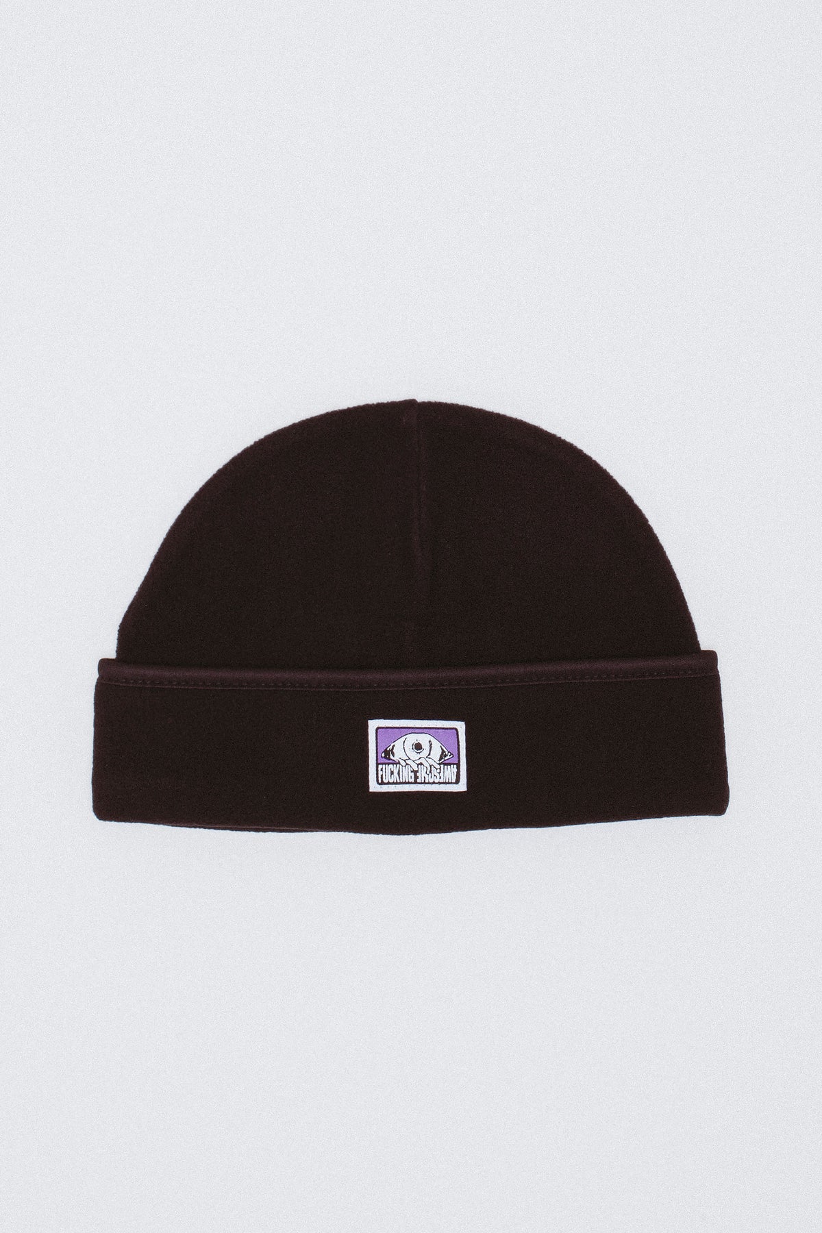 Fucking Awesome - Micro Fleece Eye Patch Beanie Black-1
