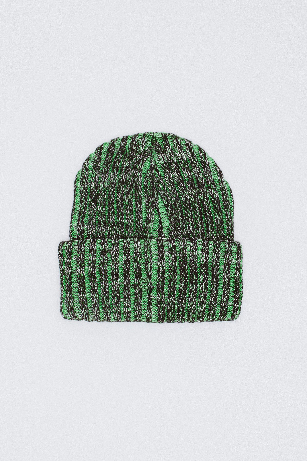 Fucking Awesome - Reflective Stripe Beanie Green/Black-3