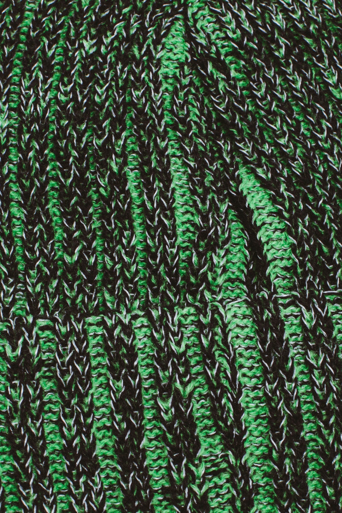 Fucking Awesome - Reflective Stripe Beanie Green/Black-4