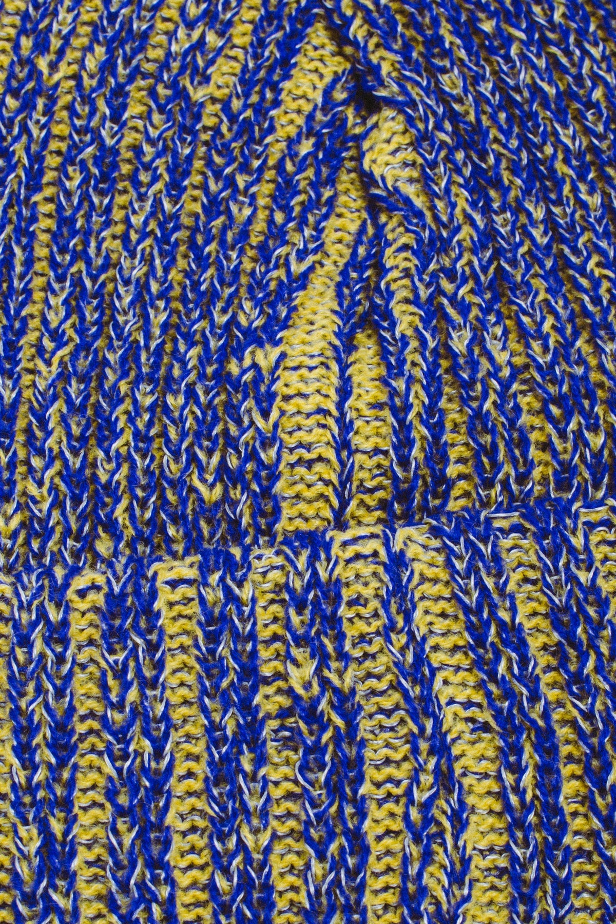 Fucking Awesome - Reflective Stripe Beanie Yellow/Blue-4