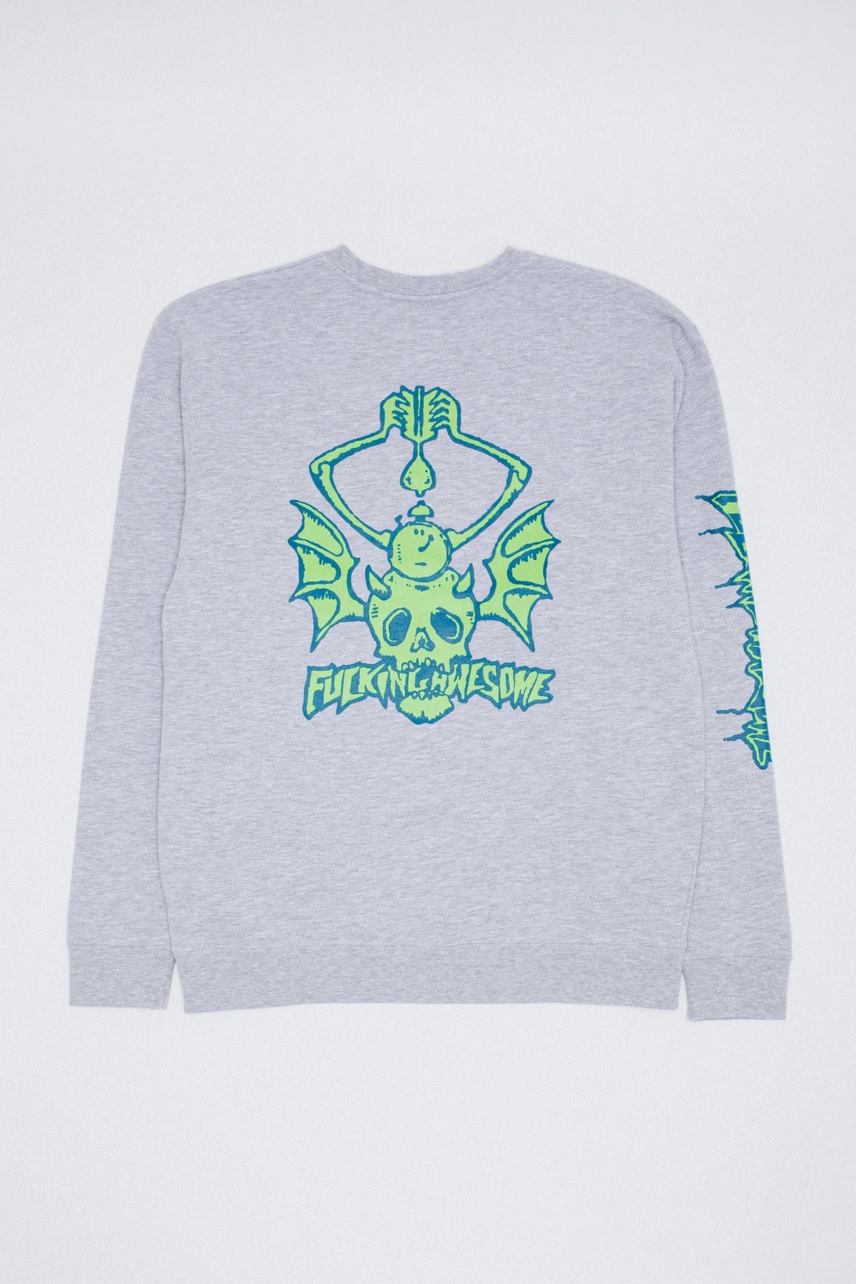 Fucking Awesome - Timebomb Crewneck Heather Grey-1