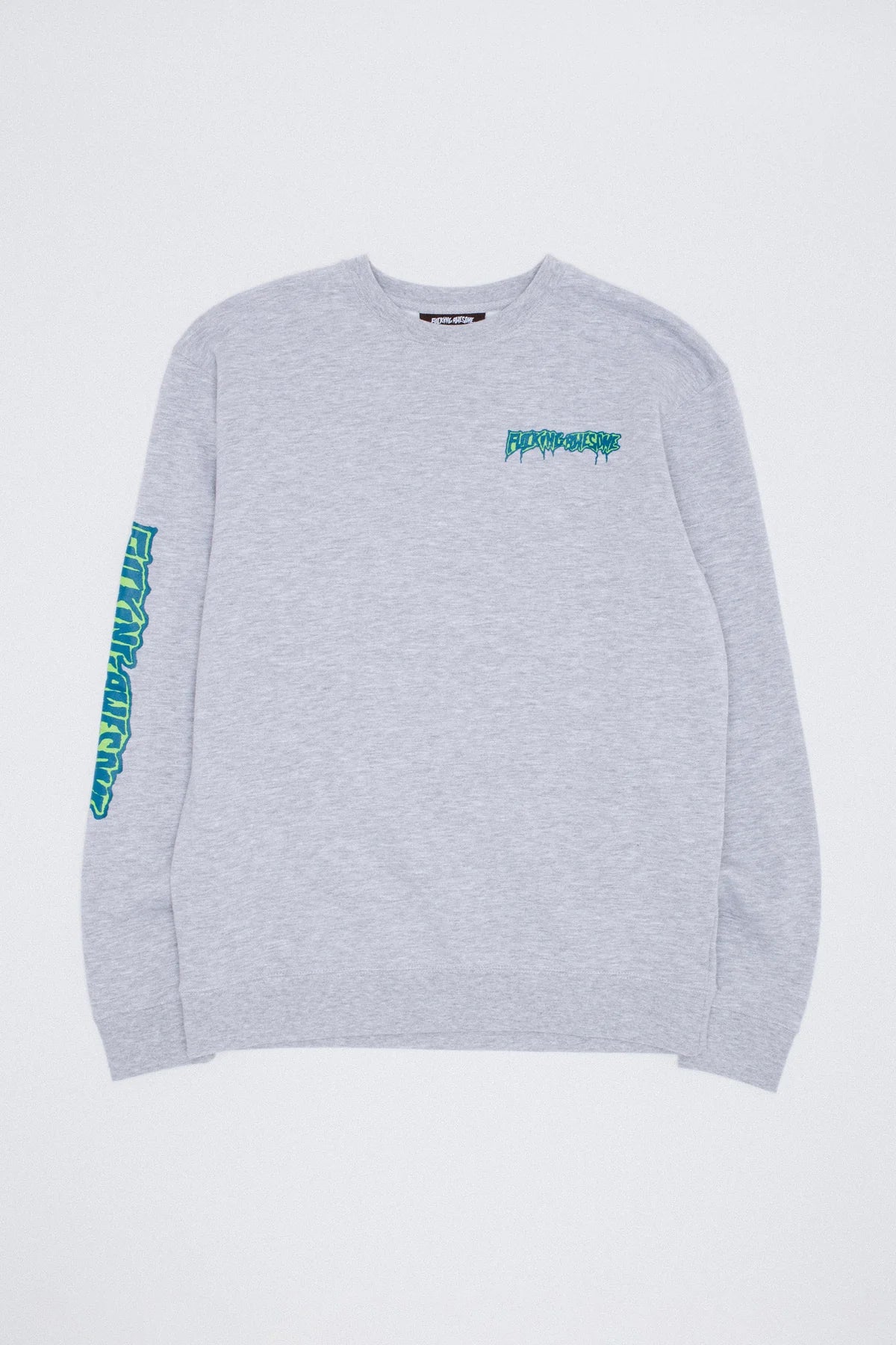 Fucking Awesome - Timebomb Crewneck Heather Grey-3