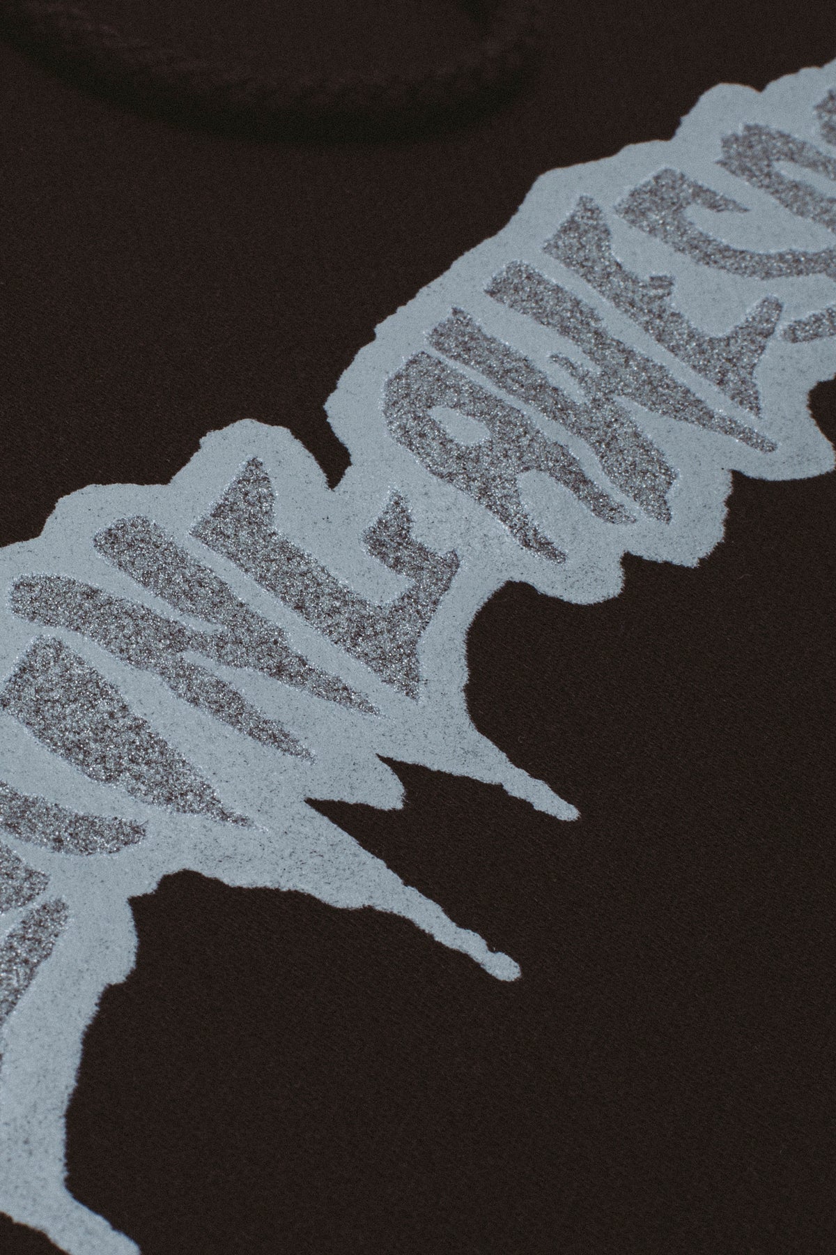 Fucking Awesome - Reflective Drip Logo Hoodie Black-3