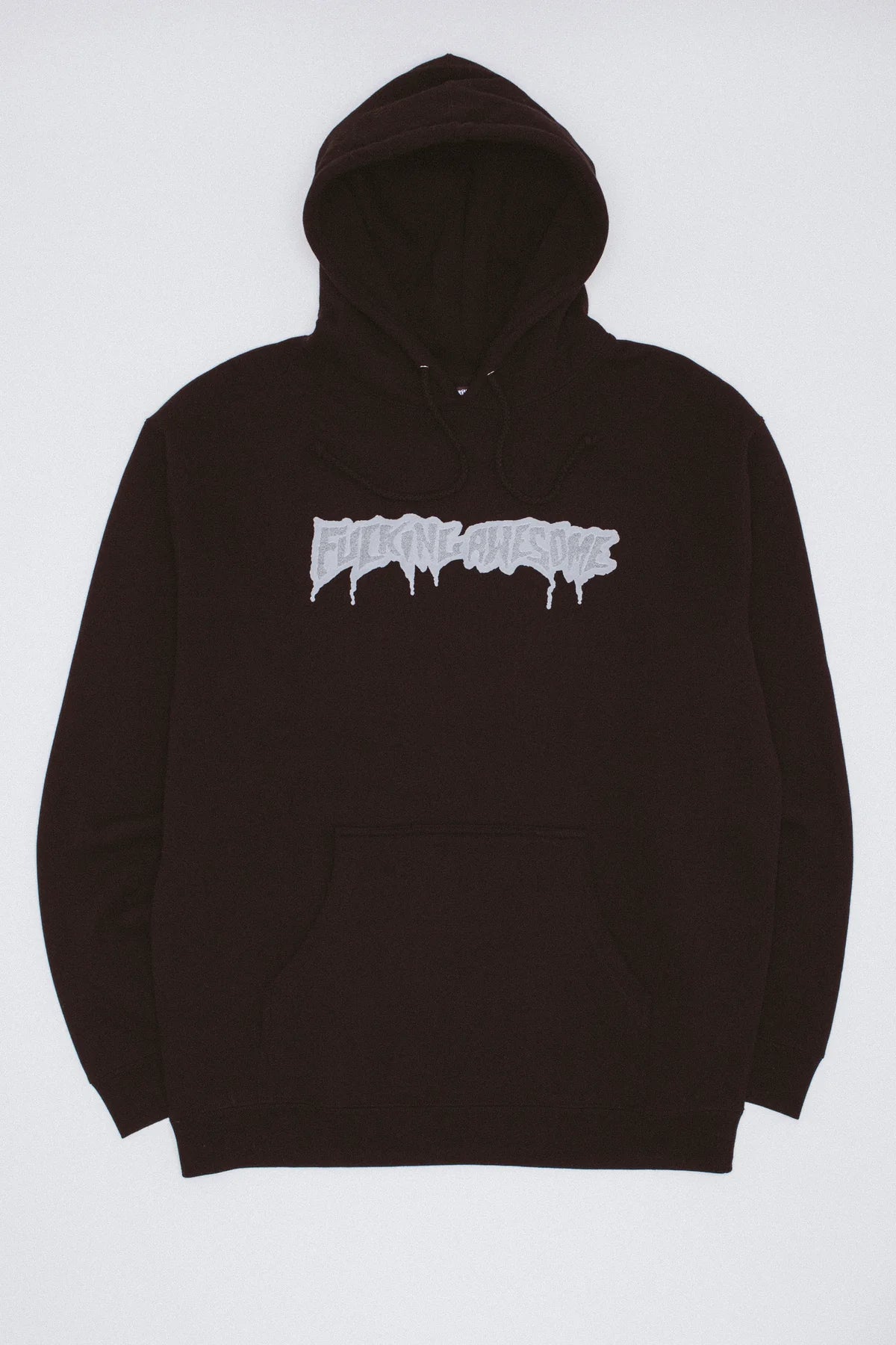 Fucking Awesome - Reflective Drip Logo Hoodie Black-1