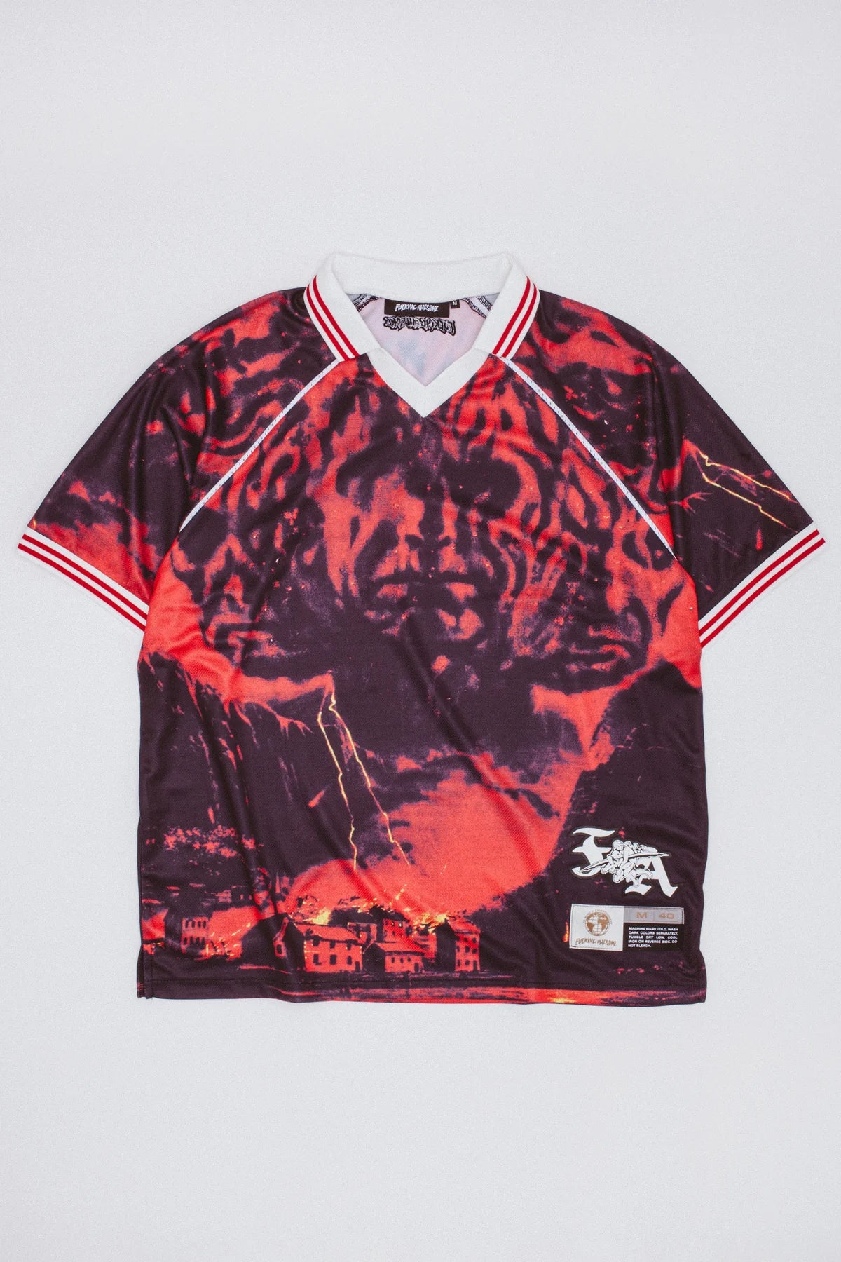 Fucking Awesome - Driving Through Nebraska Jersey Red