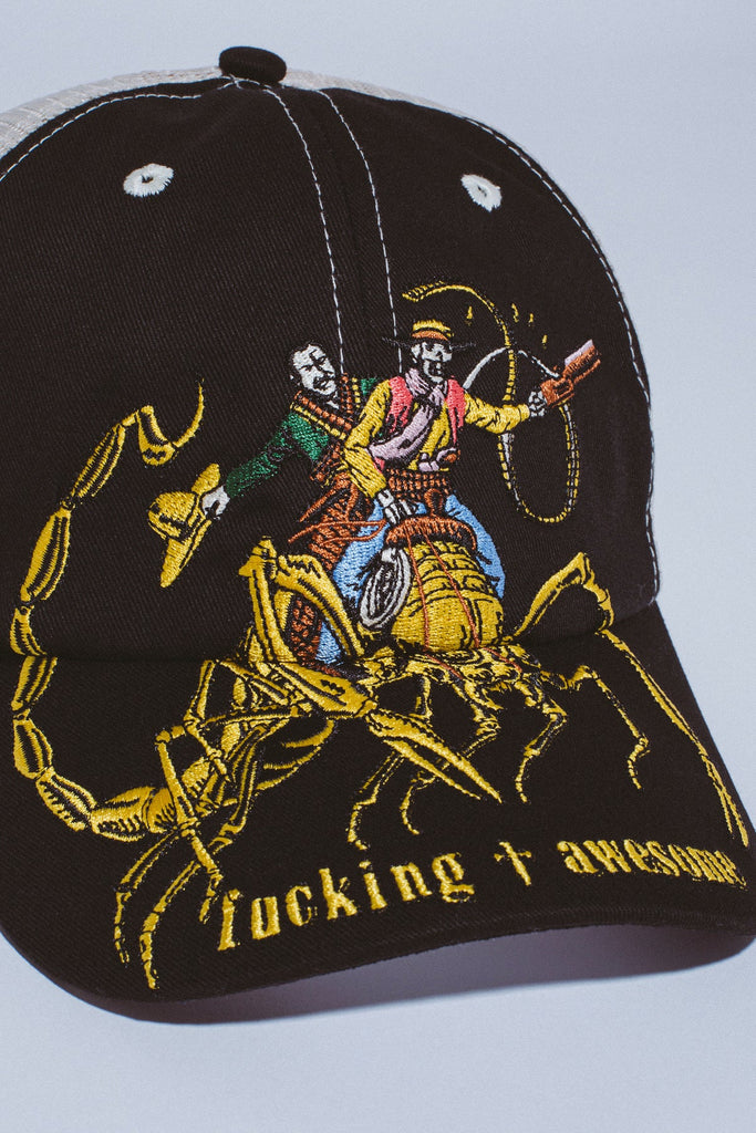 Fucking Awesome - Scorpion Mesh Trucker Hat Black – FLAVOUR '99