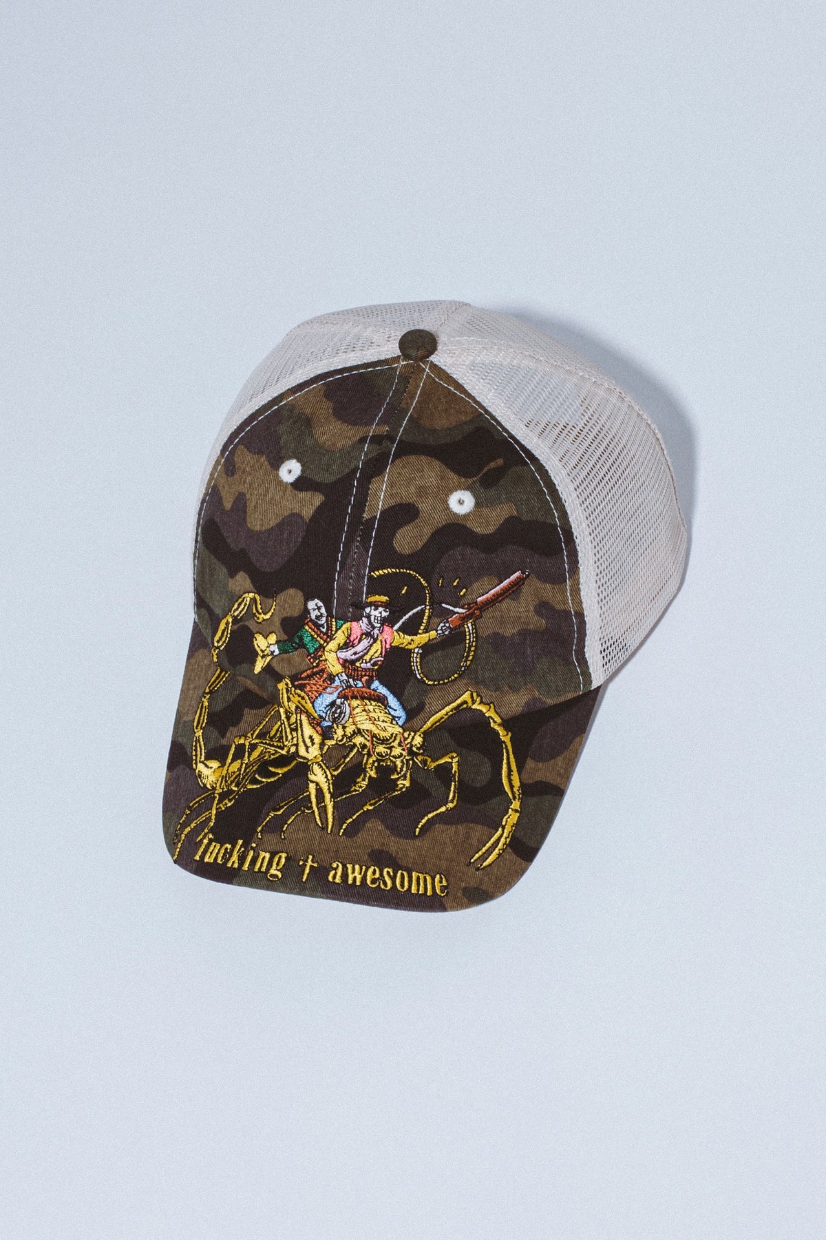Fucking Awesome - Scorpion Mesh Trucker Hat Camo
