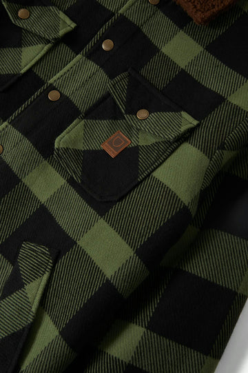 Brixton - Durham Sherpa Lined Jacket Green