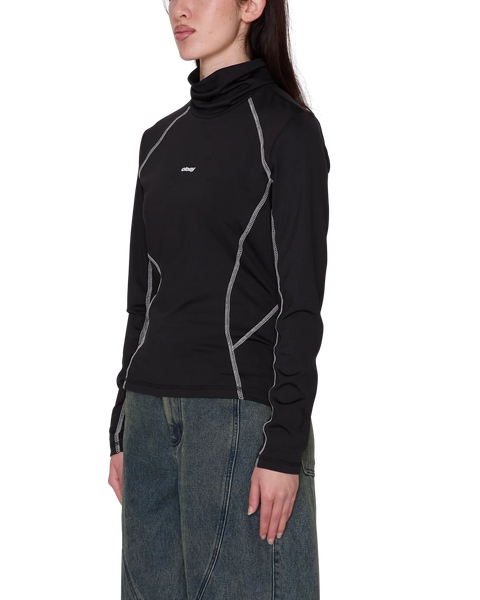 Obey - W Nalia Long Sleeve Turtle Neck Black