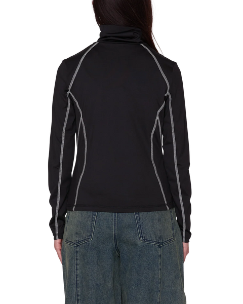 Obey - W Nalia Long Sleeve Turtle Neck Black