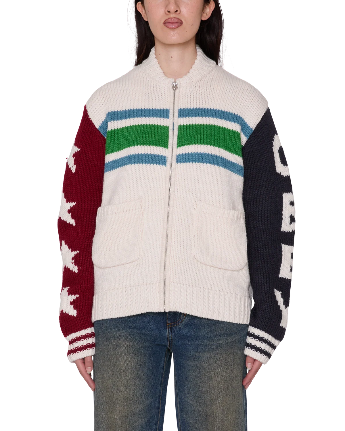 Obey - Etta Cowichan Sweater Multicolour-1