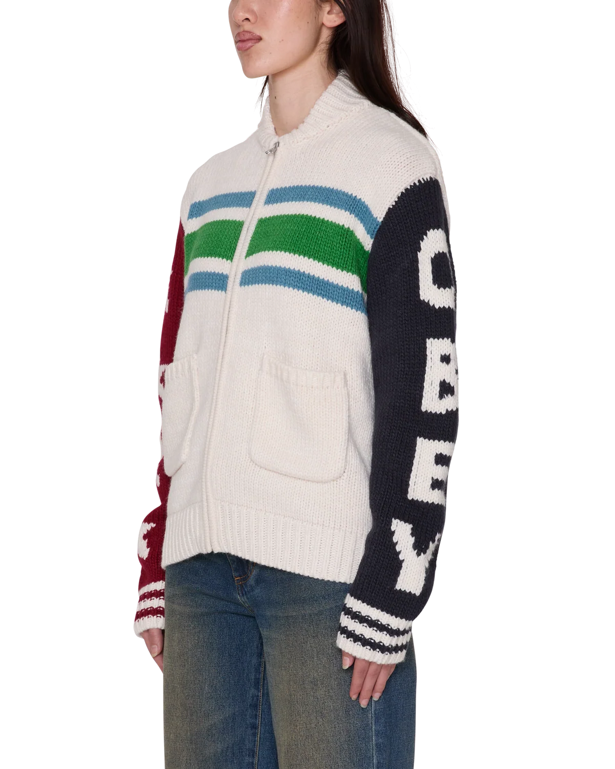 Obey - Etta Cowichan Sweater Multicolour-3
