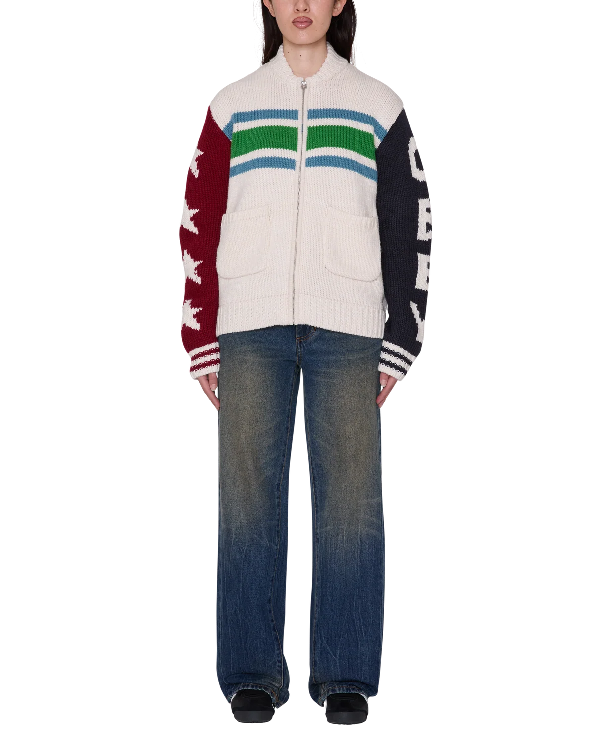 Obey - Etta Cowichan Sweater Multicolour-2