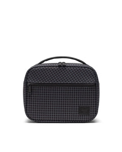Herschel - Pop Quiz Lunch Box ~ Black Grid