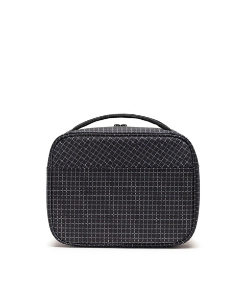 Herschel - Pop Quiz Lunch Box ~ Black Grid