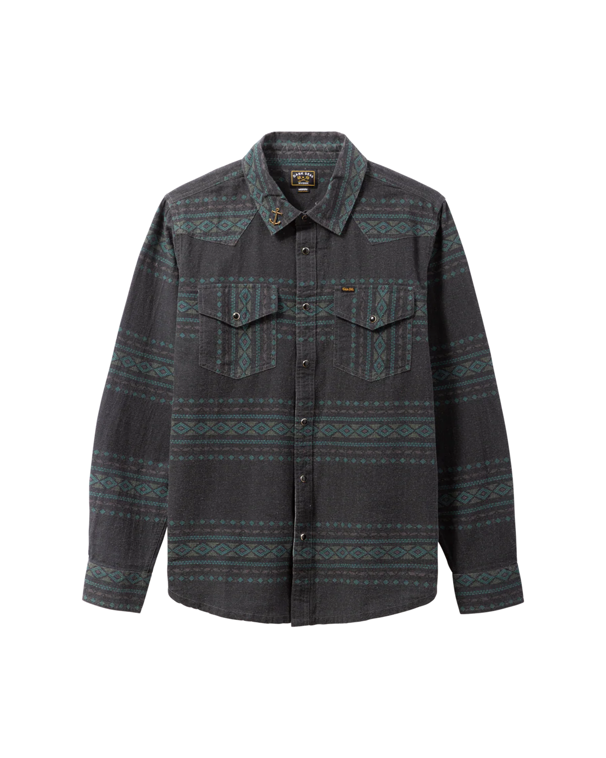 Dark Seas - Austin Woven Shirt Black-1