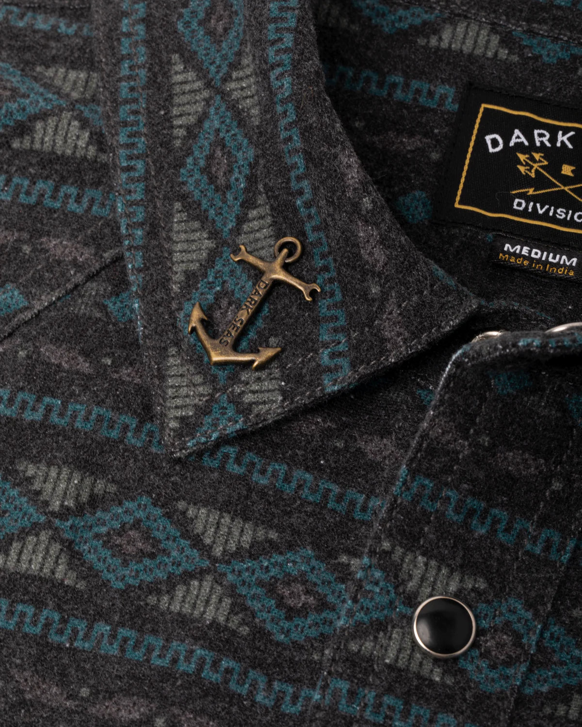 Dark Seas - Austin Woven Shirt Black-3