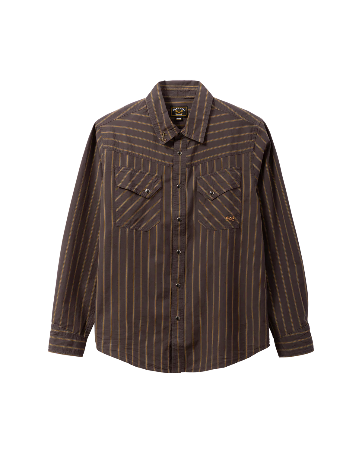 Dark Seas - Kimbro Woven Shirt Brown-1