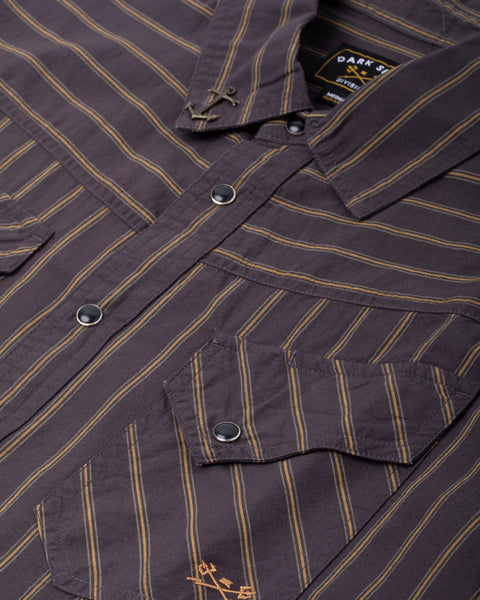 Dark Seas - Kimbro Woven Shirt Brown