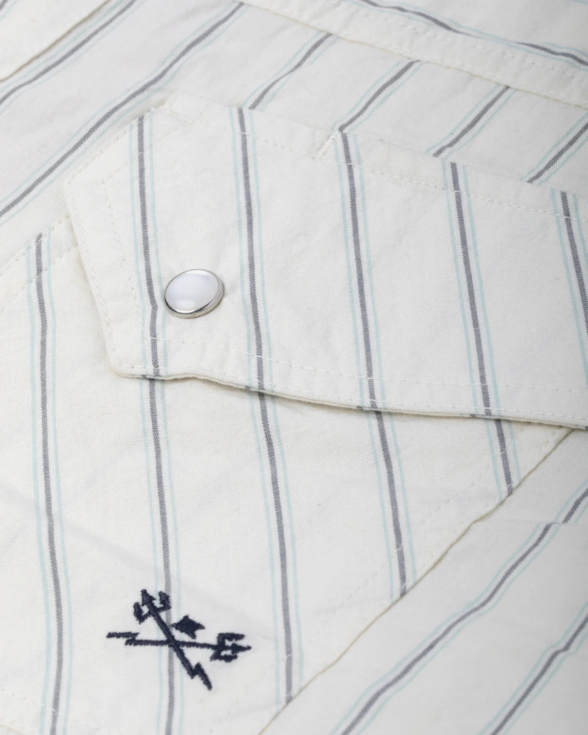 Dark Seas - Kimbro Woven Shirt Light Grey