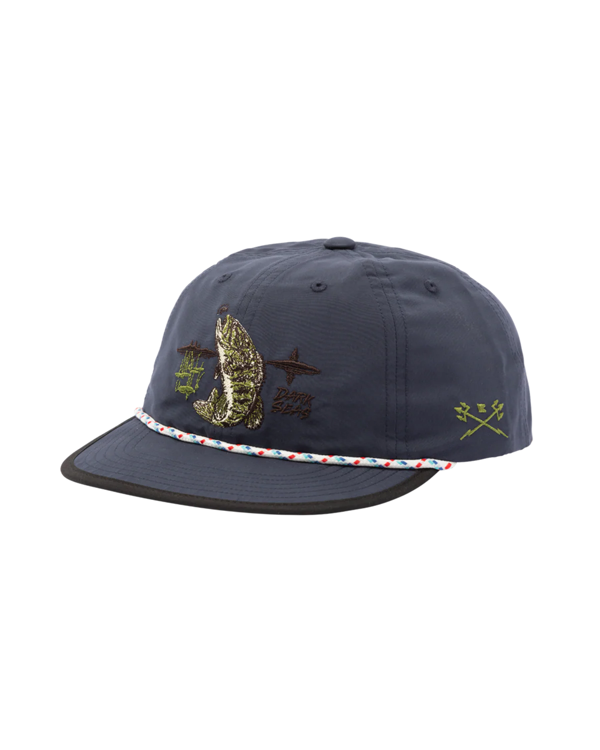 Dark Seas - Striper Hat Navy-1