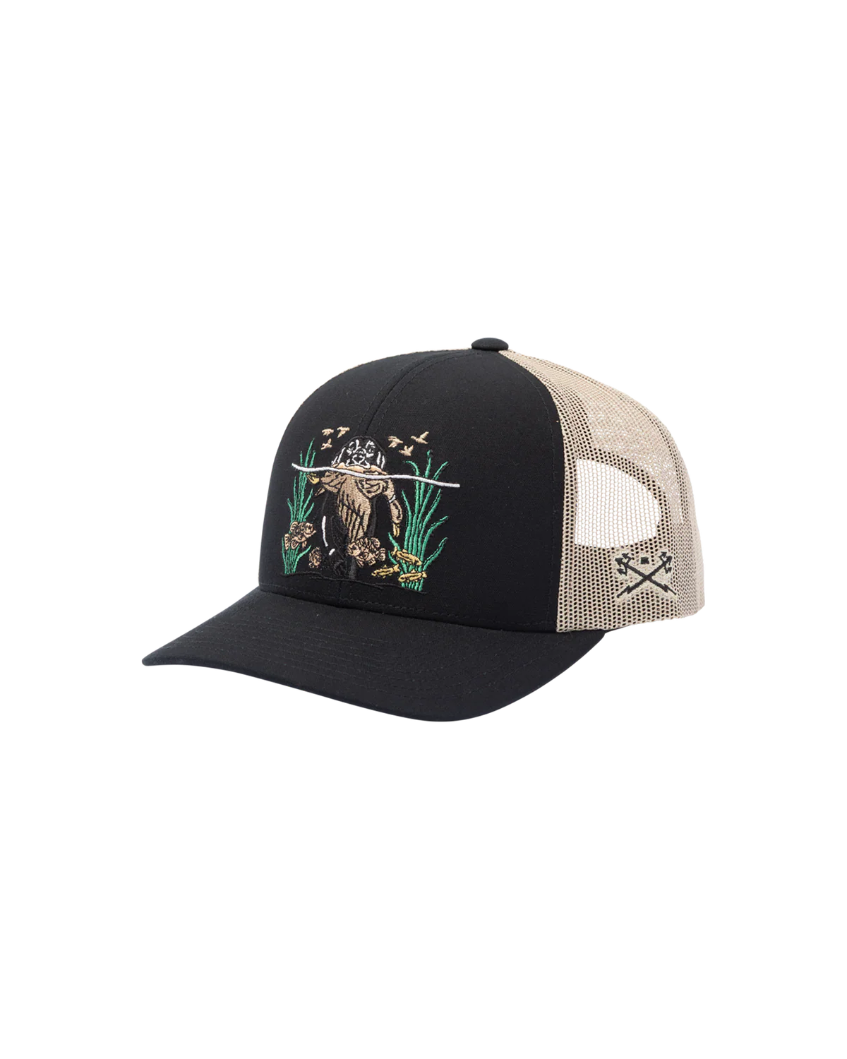 Dark Seas - Bashford Hat Black/Khaki-1