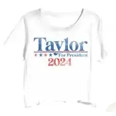 Taylor For President Cropped Tee