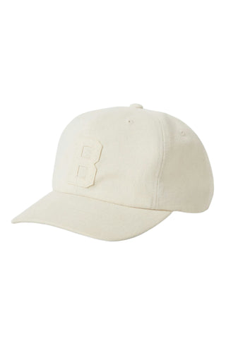 Brixton - Big B Adjustable Hat ~ White Canvas