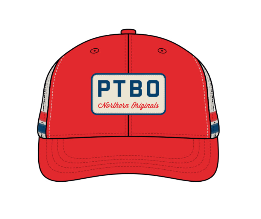 PTBO - Striped Trucker Hat