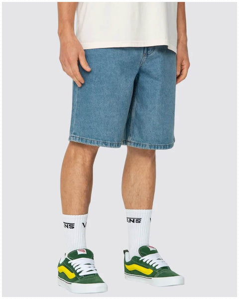 Vans Check-5 Baggy Denim Short - Stonewash Blue