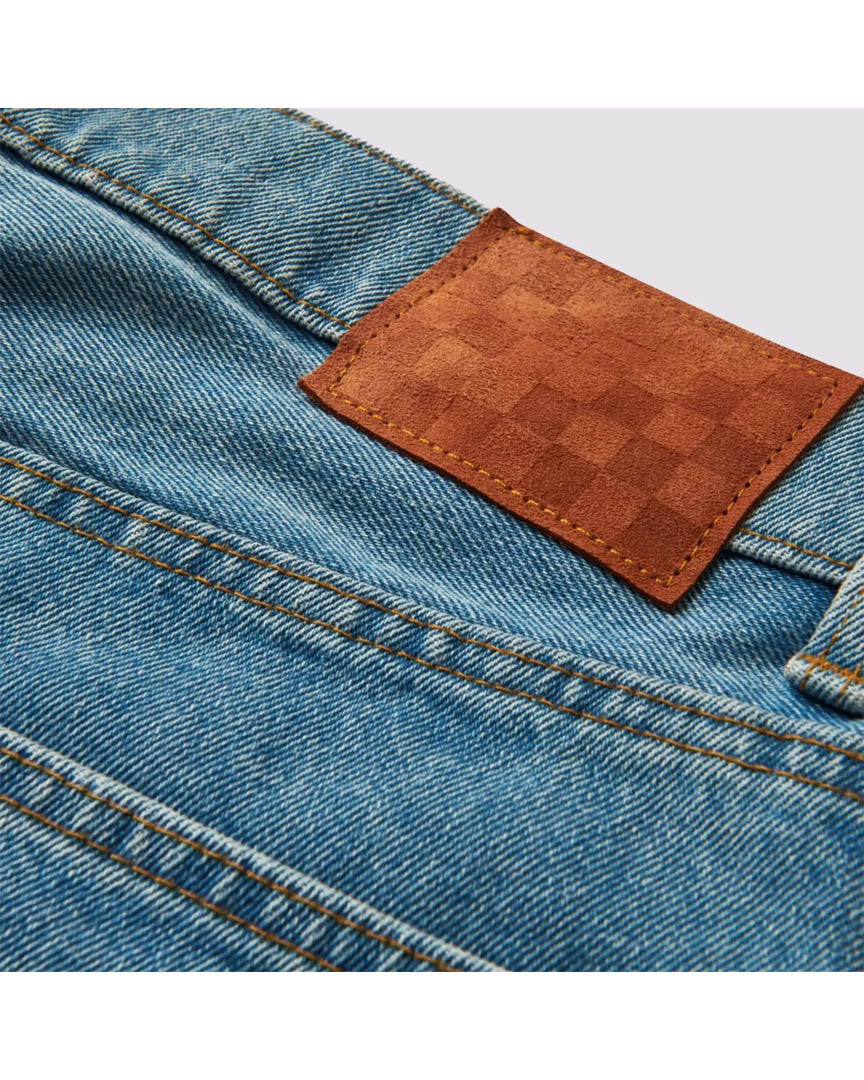 Vans Check-5 Baggy Denim Short - Stonewash Blue
