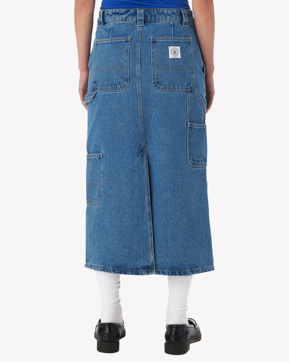 Obey - W Painters Midi Skirt Light Indigo