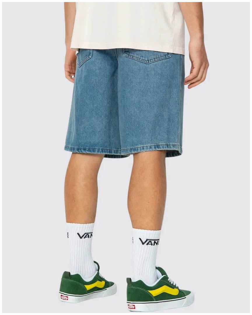 Vans Check-5 Baggy Denim Short - Stonewash Blue