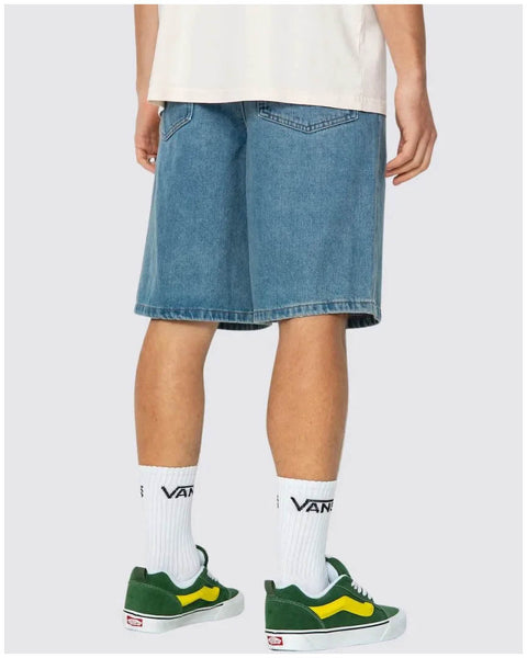 Vans Check-5 Baggy Denim Short - Stonewash Blue
