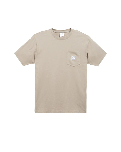 Herschel - Pigment Dye Pocket Tee ~ Abbey Stone