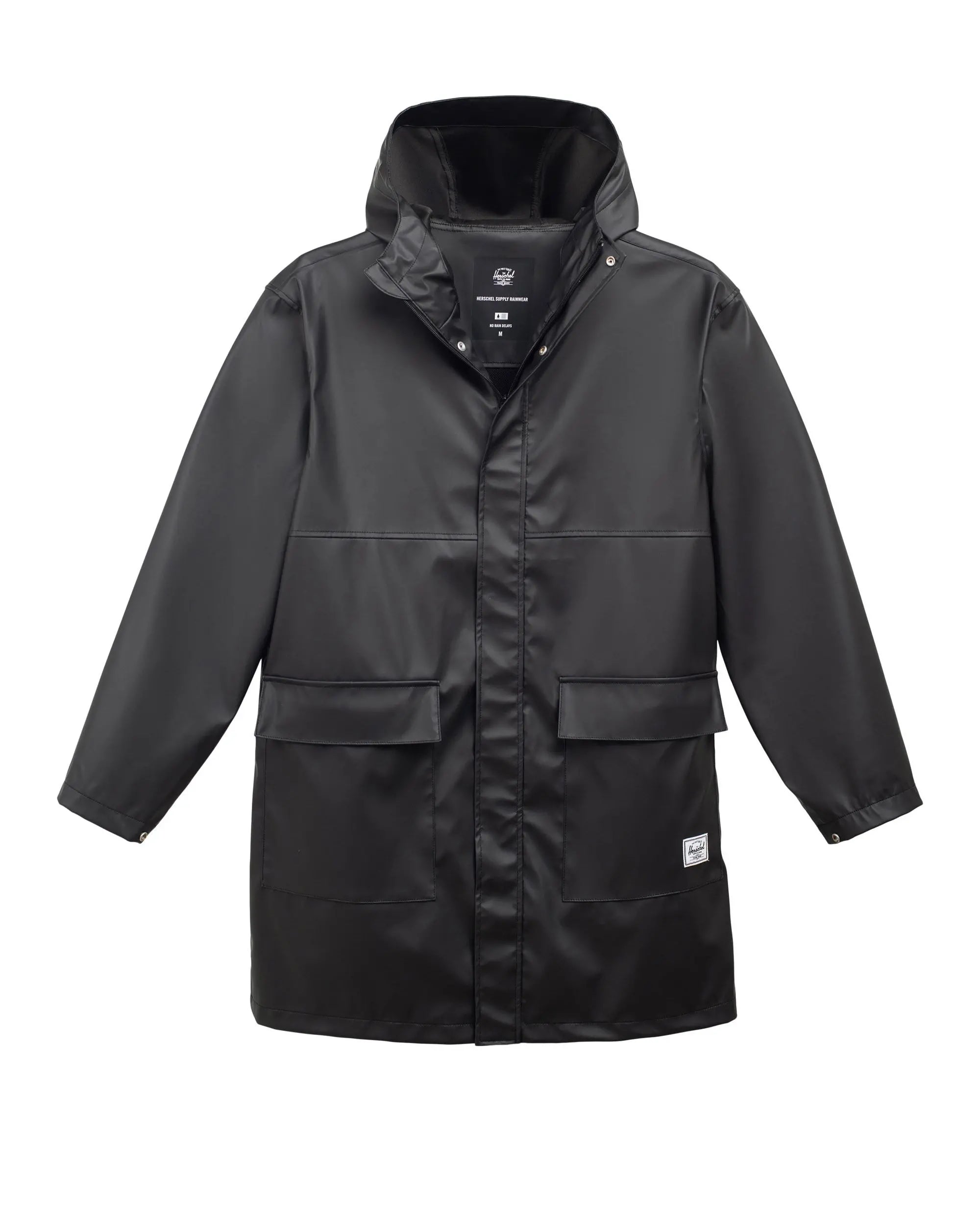 Herschel - Long Classic Rain Jacket Black