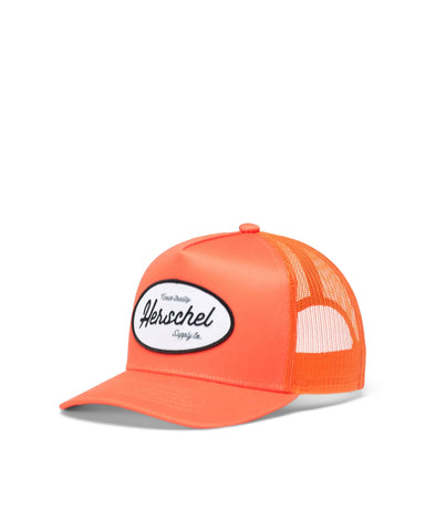 Herschel - Whaler Tall Mesh Gas Station Hat ~ Orange