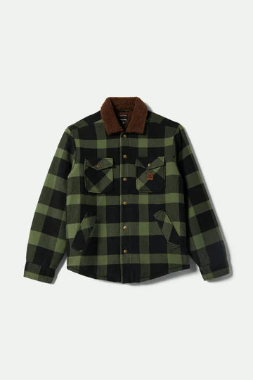 Brixton - Durham Sherpa Lined Jacket Green