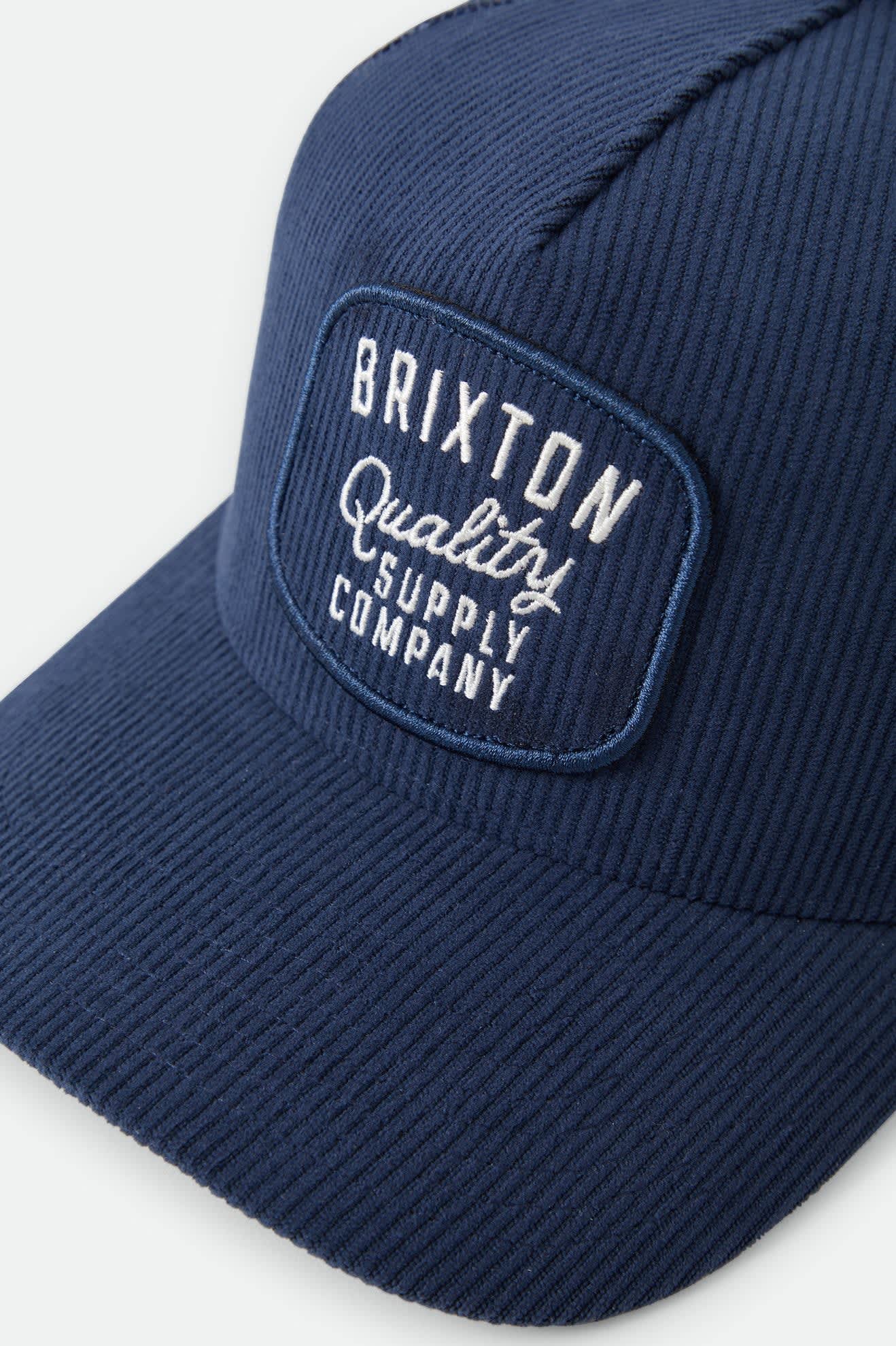 Brixton - Hubal Trucker Hat Dark Corduroy Navy-2