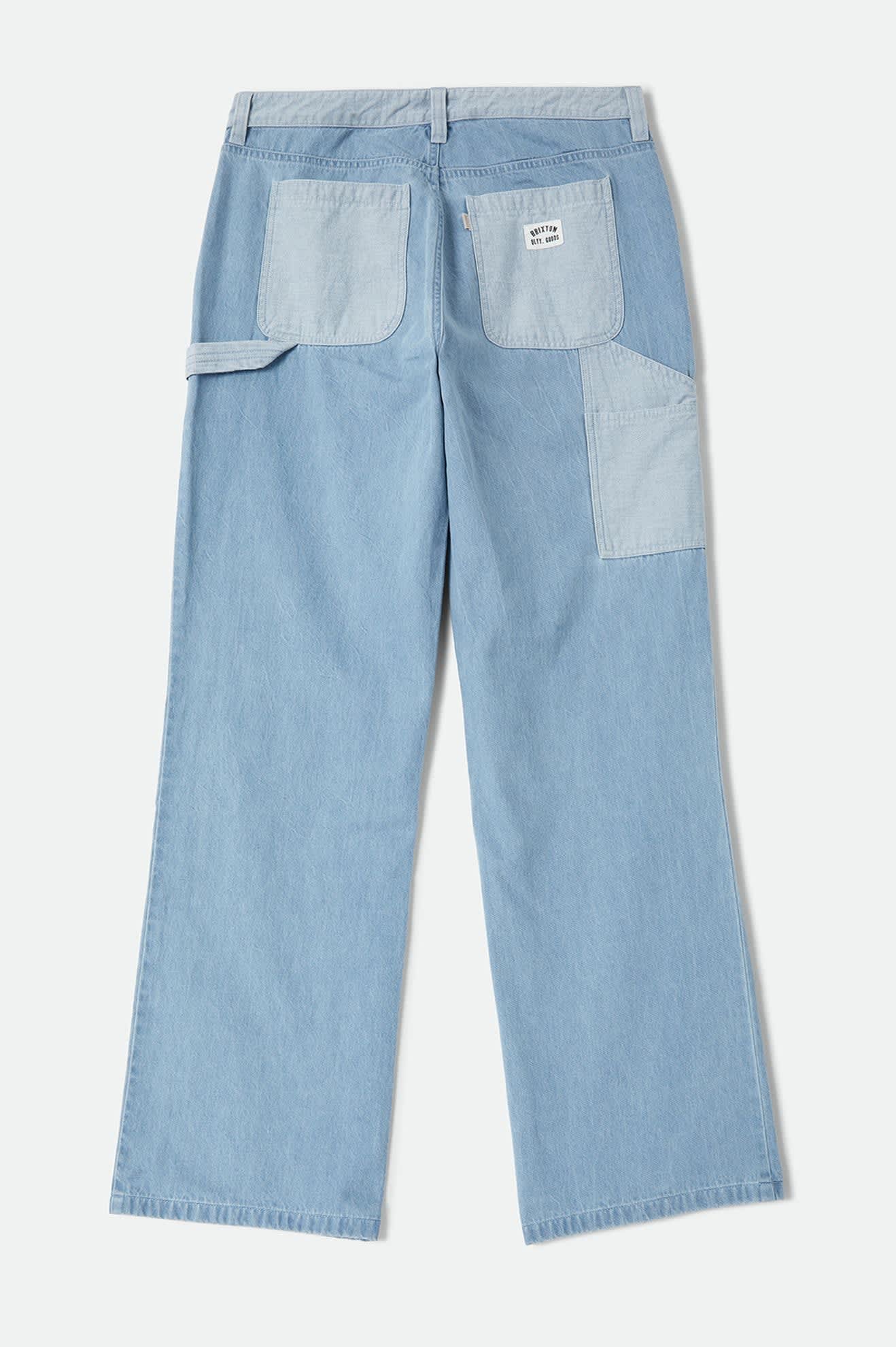 Brixton - W Essex Patchwork Painter Pant Denim Patchwork-3