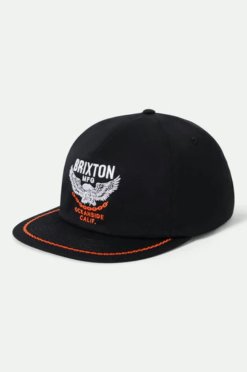 Brixton - Waller Snapback Hat Black