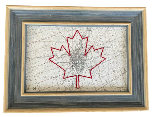 PTBO - Maple Leaf Map Picture