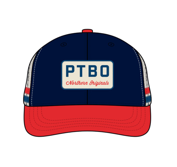 PTBO - Striped Trucker Hat