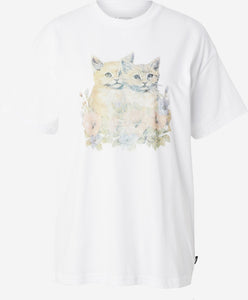 Vans - W Smitten Oversized S/S Tee ~ White